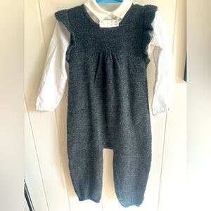 Set with GAP romper and beautiful Spanish brand for the shirt!